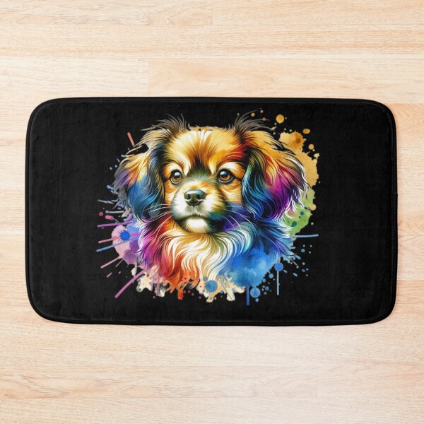 Artikelvorschau, Aquarell Tibetischer Spaniel entworfen und verkauft von TheAnimalZ00.
