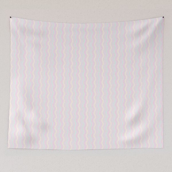 Item preview, Pink Pastel Multicolor Wave Vibrations Vertical Ordered Composition designed and sold by Alchemy-A-La-G.