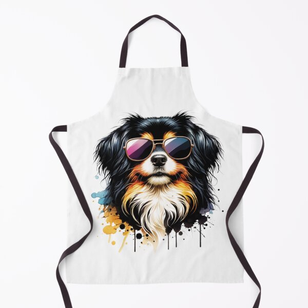 Item preview, Watercolor Tibetan Spaniel Wearing Sunglasses designed and sold by TheAnimalZ00.