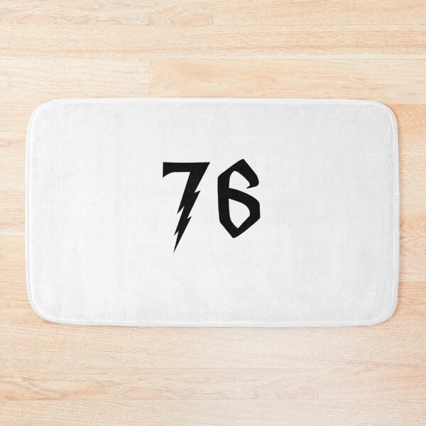 Item preview, 76, seventy six, black, Harry P designed and sold by Numbers-Art.