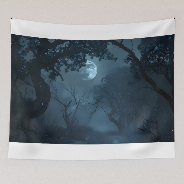 Item preview, a dead forest on the night of a full moon designed and sold by Necessity.
