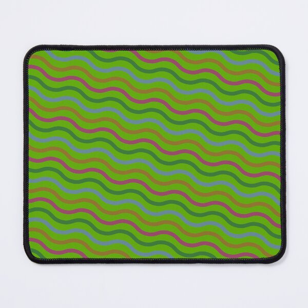 Item preview, Ordered Green Rainbow Diagonal Parallel Seamless Waves Composition designed and sold by Alchemy-A-La-G.