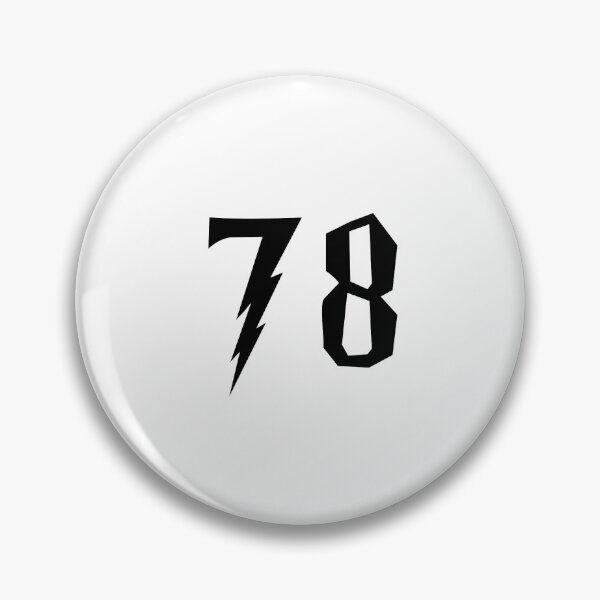 Item preview, 78, seventy eight, black, Harry P designed and sold by Numbers-Art.