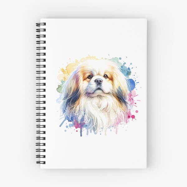 Item preview, Watercolor Cream And White Tibetan Spaniel  designed and sold by TheAnimalZ00.