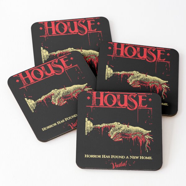 Item preview, Retro Horror Vibes: House (1985) Hand Poster designed and sold by Vudu! ⚡ Studio.