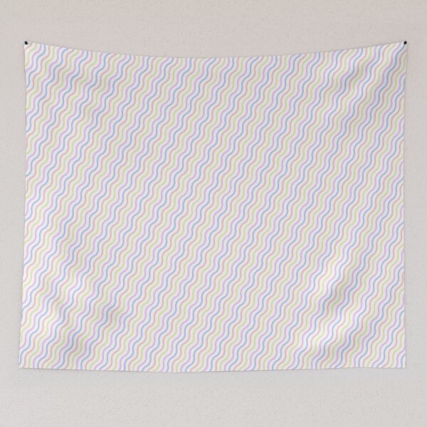 Item preview, Diagonal Ordered Frequency Parallel Rainbow Waves White Composition designed and sold by Alchemy-A-La-G.