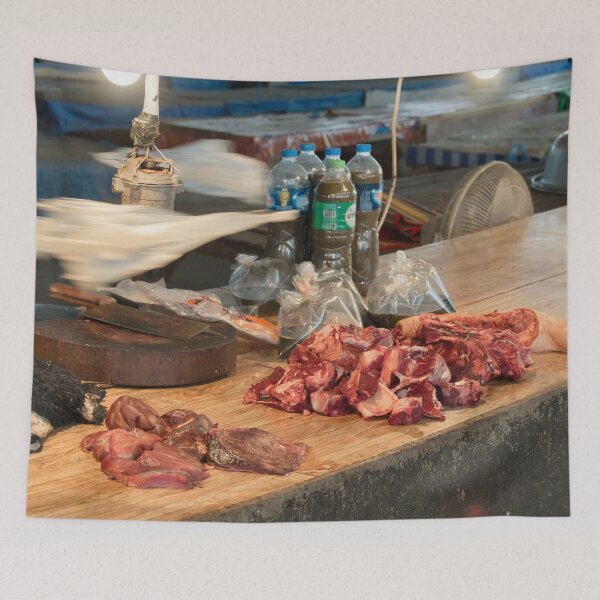 Item preview, Dawn of delights: The morning market of Vang Vieng designed and sold by franck380.