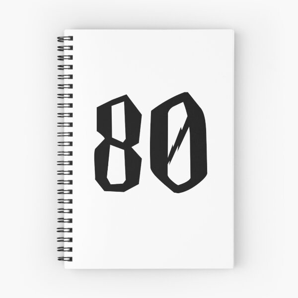 Artikelvorschau, 80, achtzig, schwarz, Harry P entworfen und verkauft von Numbers-Art.