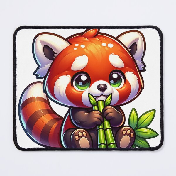 Item preview, Red Panda Eating Bamboo designed and sold by PassionforLove.