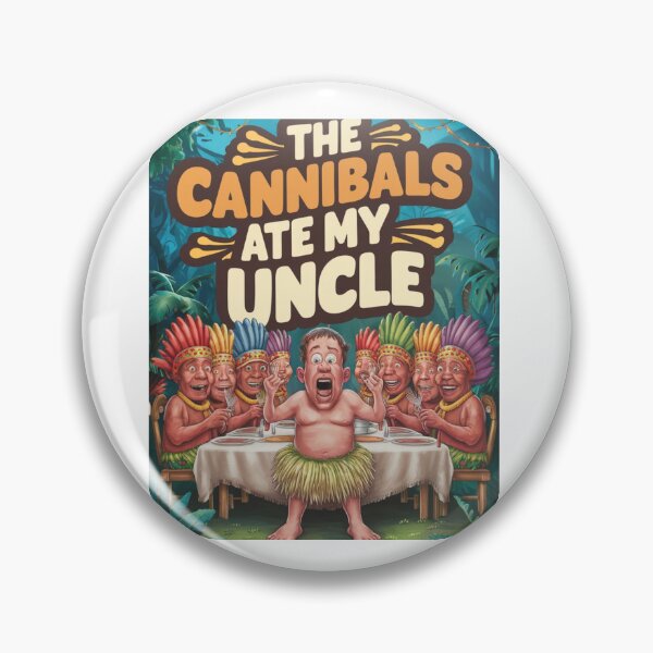 Item preview, The Cannibal ate my uncle T-shirt designed and sold by KreativKulture.