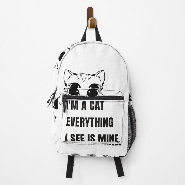 Item preview, “My dear, I'm a cat. Everything I see is mine.” cute Cat Meme with quote designed and sold by out-fitter.