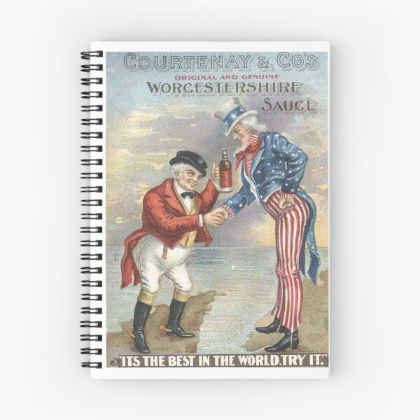 Item preview, Victorian Advertising Worcestershire Sauce Patriotic designed and sold by KiwiHola.