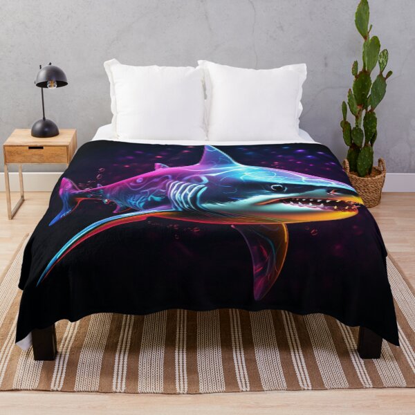 Item preview, Shark Neon Art 1 designed and sold by AstroRisq.