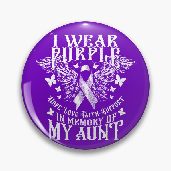 Item preview, I Wear Purple In Memory Of My Aunt Overdose Awareness Gear designed and sold by DynamicDesign.