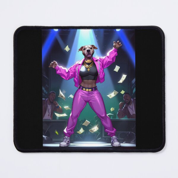 Item preview, Girl pitbull rapper on stage designed and sold by Artbellachi.