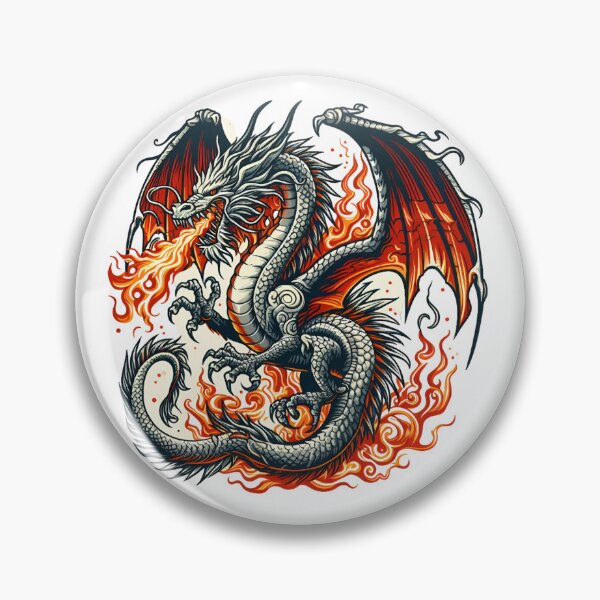 Item preview, Fire Dragon: Emblem of Power designed and sold by PictoVibe.