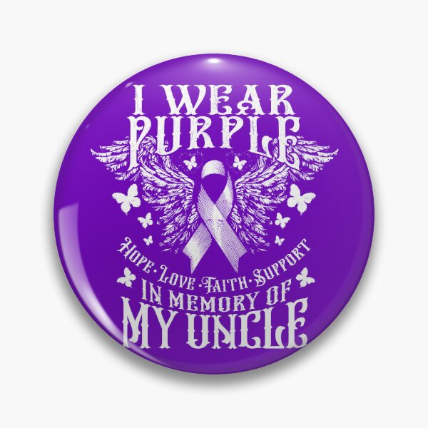 Item preview, I Wear Purple In Memory Of My Uncle Overdose Awareness Gear designed and sold by DynamicDesign.