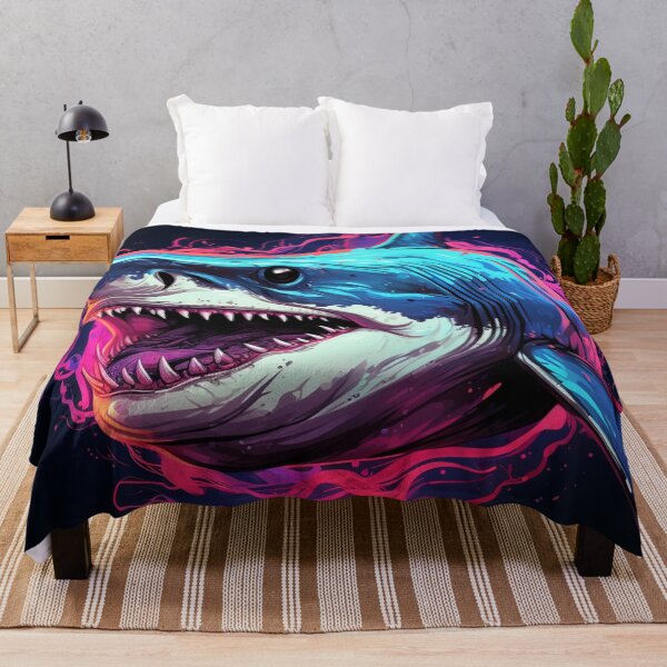 Item preview, Shark Neon Art 3 designed and sold by AstroRisq.