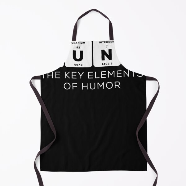 Aperçu de l'œuvre Tableau périodique amusant Les éléments clés de l'humour créée et vendue par HoldenRenner.