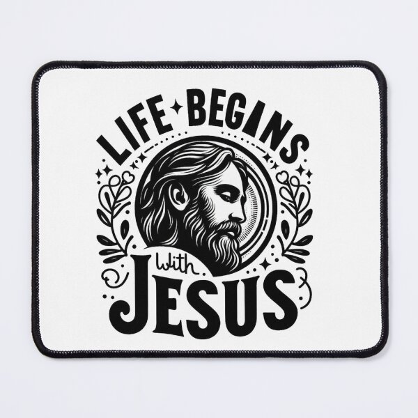 Item preview, Life Begins with JESUS designed and sold by Janet Atkinson.