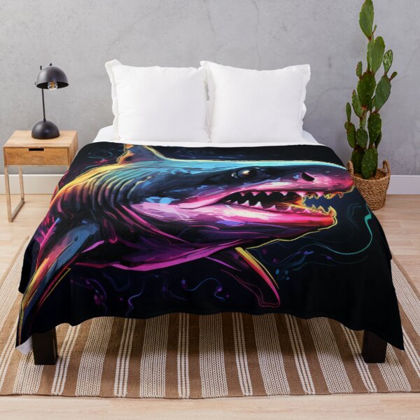Item preview, Shark Neon Art 7 designed and sold by AstroRisq.