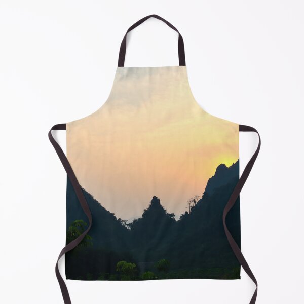 Item preview, Golden light on the peaks: sunset in Vang Vieng designed and sold by franck380.