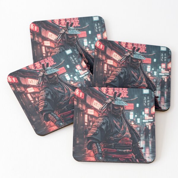 Item preview, Samurai in Japan Cyberpunk style designed and sold by FotoAndyCR.