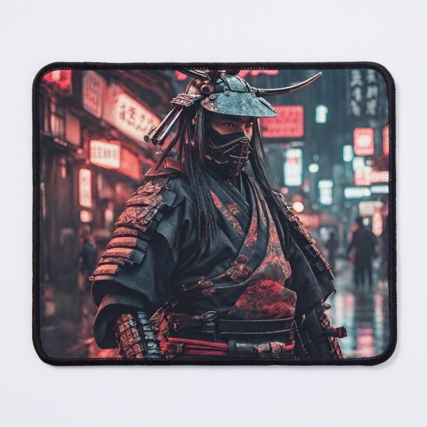 Item preview, Samurai in Japan Cyberpunk style designed and sold by FotoAndyCR.