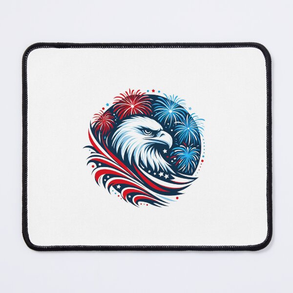 Item preview, Bald Eagle in Firework Splendor designed and sold by PictoVibe.