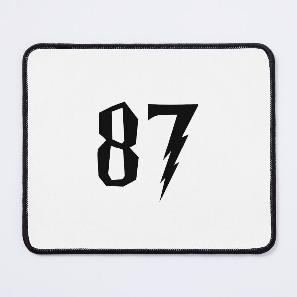 Item preview, 87, eighty seven, black, Harry P designed and sold by Numbers-Art.