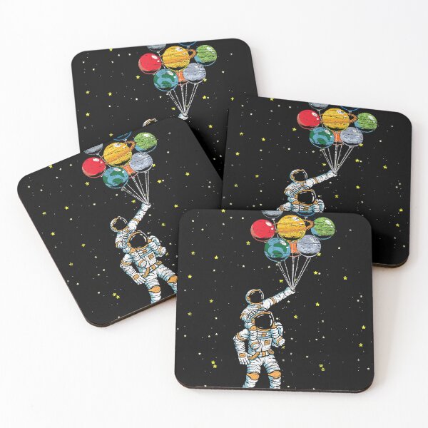 Item preview, Galaxy Planets Balloons Outer Space Science Kids Astronaut  designed and sold by JaedenThiel.