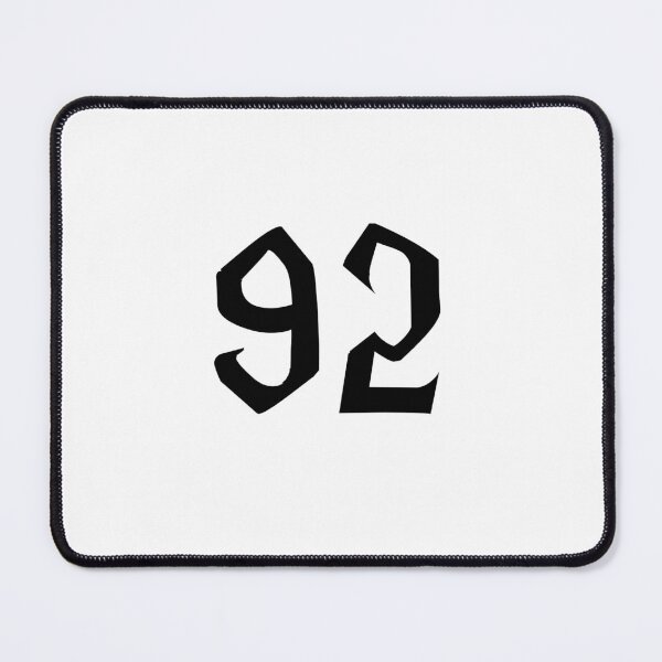 Item preview, 92, ninety two, black, Harry P designed and sold by Numbers-Art.