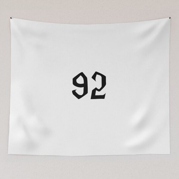 Item preview, 92, ninety two, black, Harry P designed and sold by Numbers-Art.