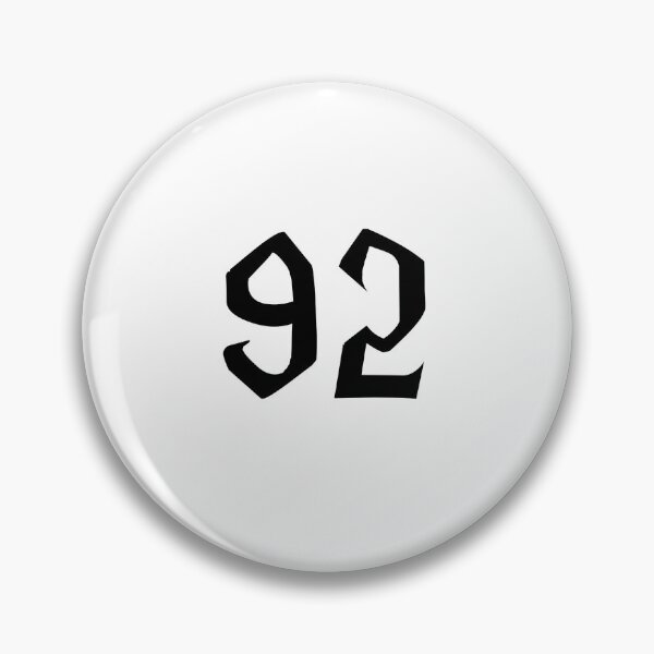 Item preview, 92, ninety two, black, Harry P designed and sold by Numbers-Art.