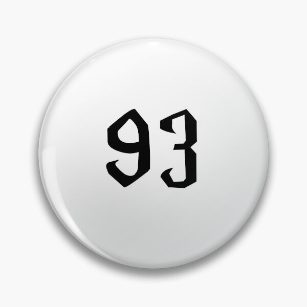Item preview, 93, ninety three, black, Harry P designed and sold by Numbers-Art.