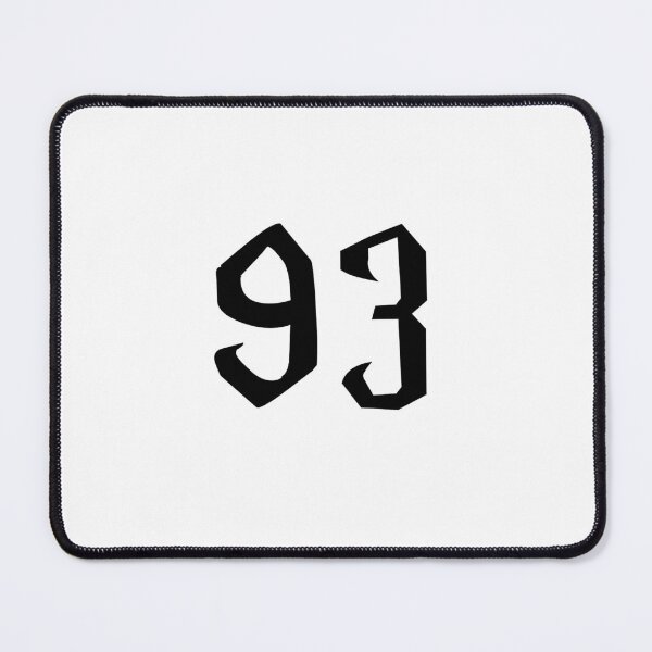 Item preview, 93, ninety three, black, Harry P designed and sold by Numbers-Art.