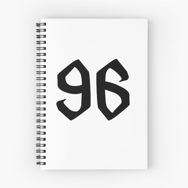 Artikelvorschau, 96, sechsundneunzig, schwarz, Harry P entworfen und verkauft von Numbers-Art.