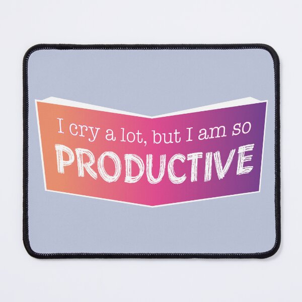 Item preview, I cry a lot, but I am so productive,  memory sticker designed and sold by NatalkaP.