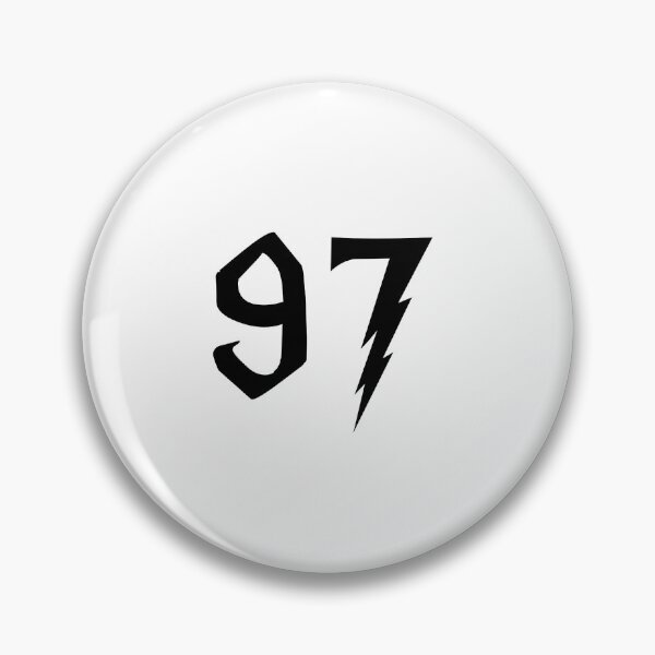 Item preview, 97, ninety seven, black, Harry P designed and sold by Numbers-Art.