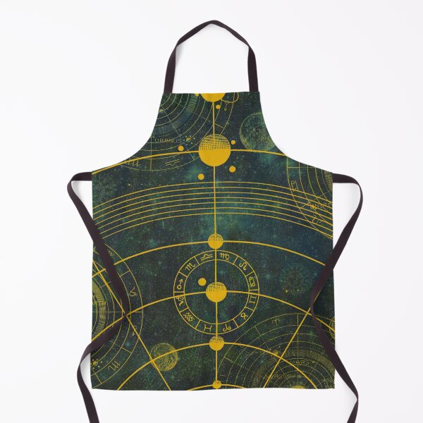 Item preview, Golden & Blue Starry Zodiac Witchy Astrology Horoscope Constellation Pattern designed and sold by Shloo.