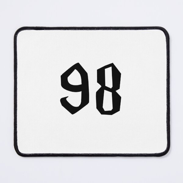 Item preview, 98, ninety eight, black, Harry P designed and sold by Numbers-Art.
