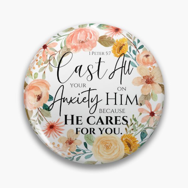Item preview, Floral, Cast all your anxiety! designed and sold by fribabywonder.