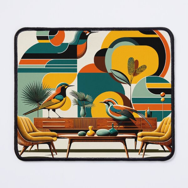 Item preview, "Avian Nostalgia: Mid-Century Revival" designed and sold by MindVibe.