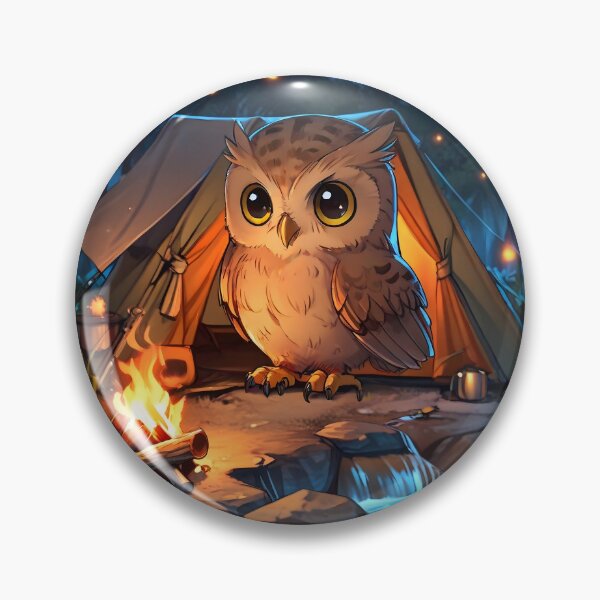 Item preview, Owl at the campsite designed and sold by Astralia.
