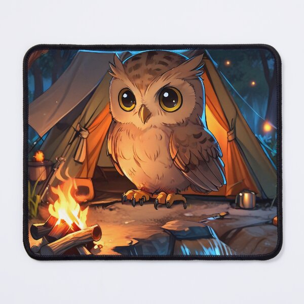 Item preview, Owl at the campsite designed and sold by Astralia.