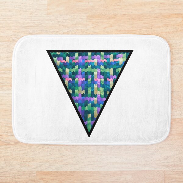 Item preview, Ribbons Rainbow Triangle Blue Green Purple designed and sold by Aryxaba.