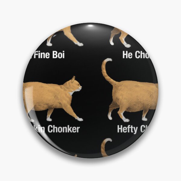 Item preview, Feline Conk Chart, Funny Chonk Cat Meme  designed and sold by AnnabellRueden.