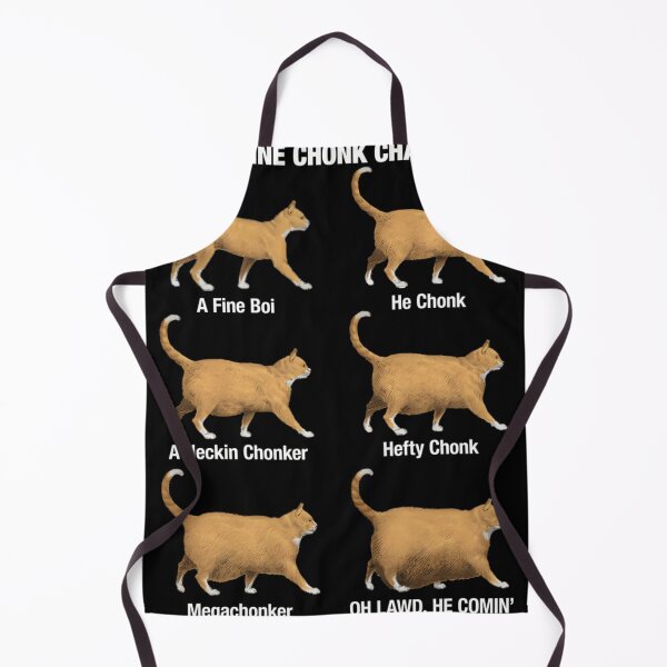 Item preview, Feline Conk Chart, Funny Chonk Cat Meme designed and sold by AnnabellRueden.