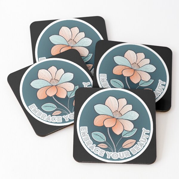 Item preview, Embrace Your Beauty - Floral Inspiration Artwork designed and sold by AdelkoDesigns.