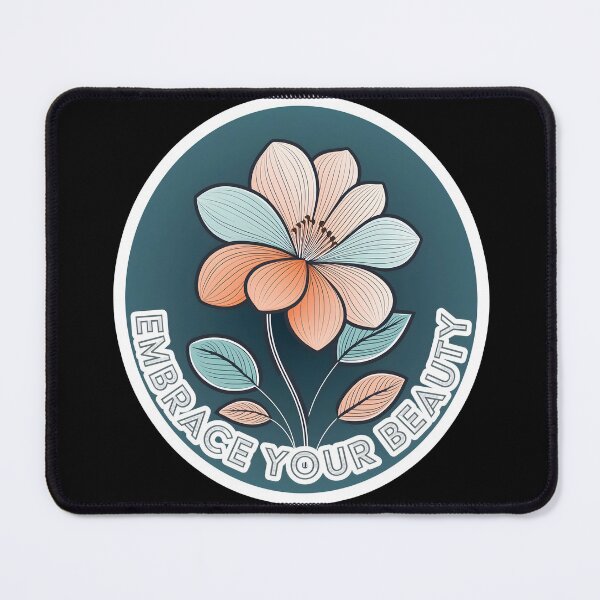 Item preview, Embrace Your Beauty - Floral Inspiration Artwork designed and sold by AmvaDesigns.